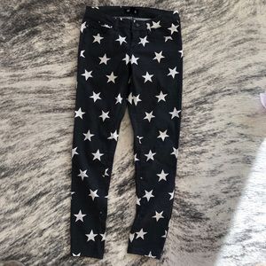 Forever 21 Stretchy Skinny Star Jeans, 27